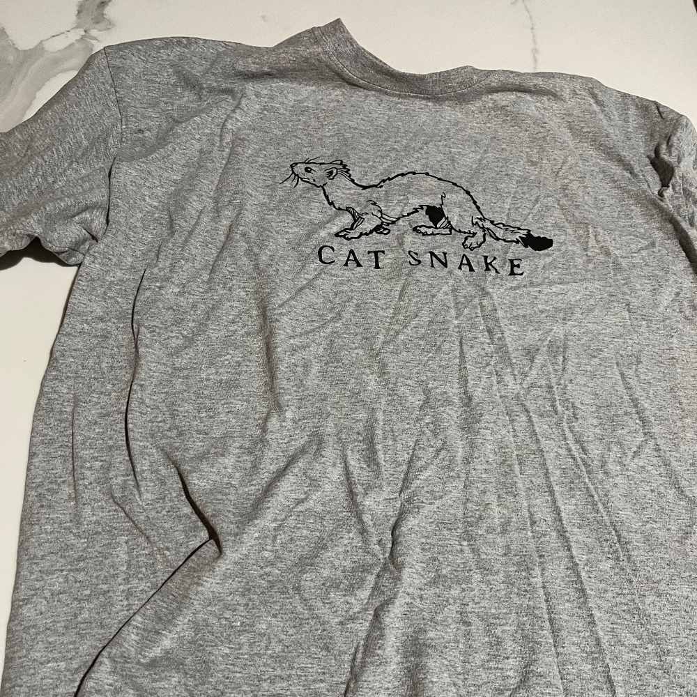 Cat snake men’s xl tshirt